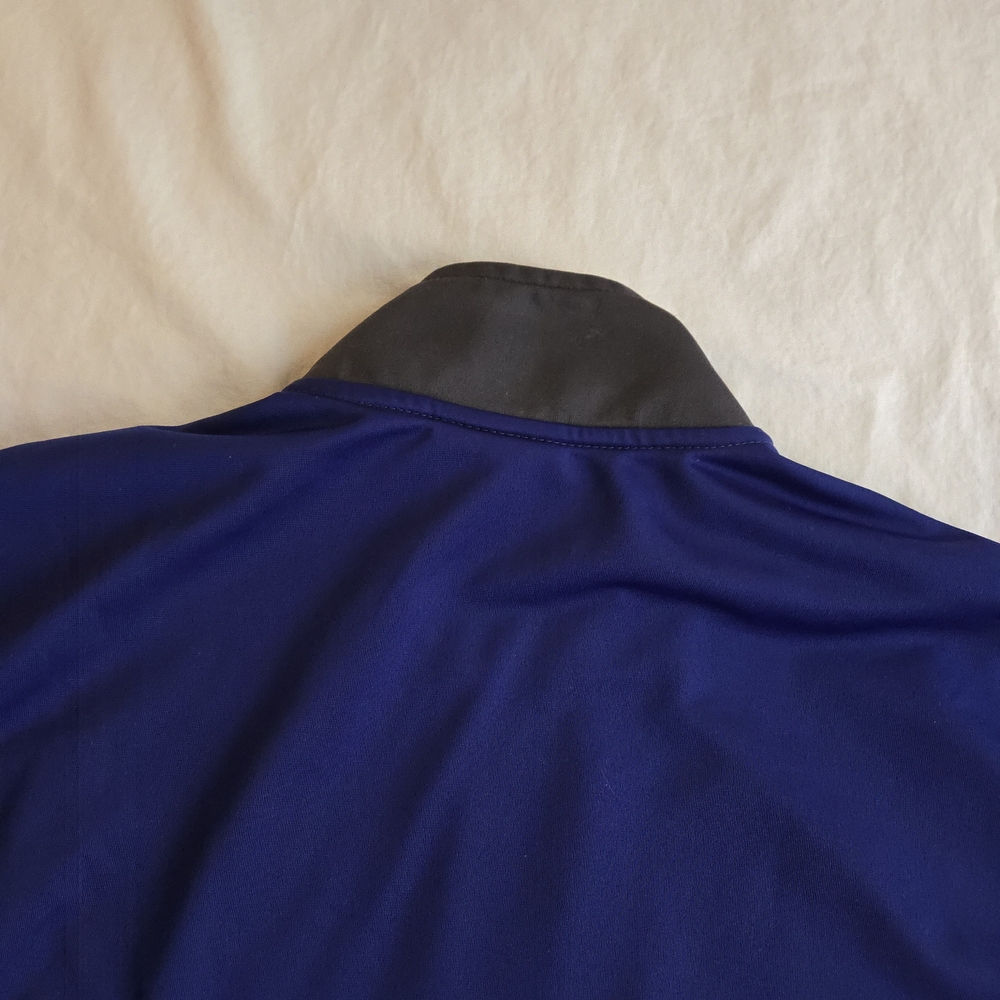 AND1 Men's Blue and Gray Colorblock Full-Zip Track Jacket - Picture 12 of 12